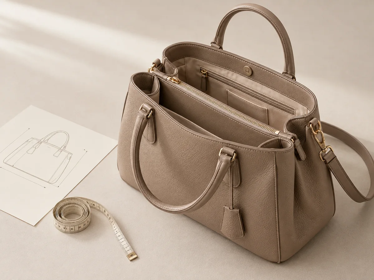 Discussing bag dimensions and structure