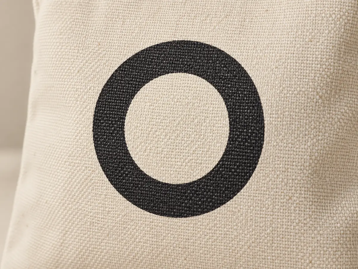 Screen Printing logo application detail