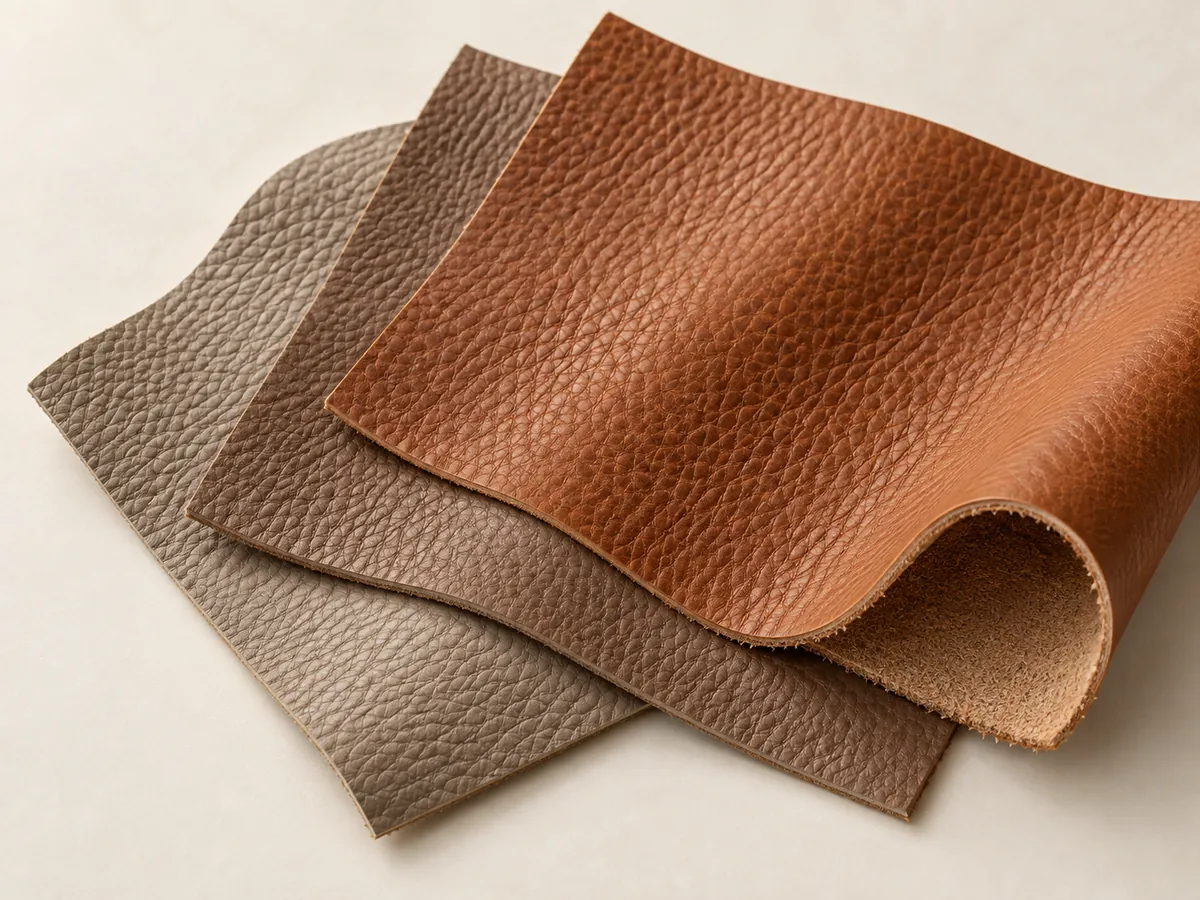 Genuine Leather swatch close-up