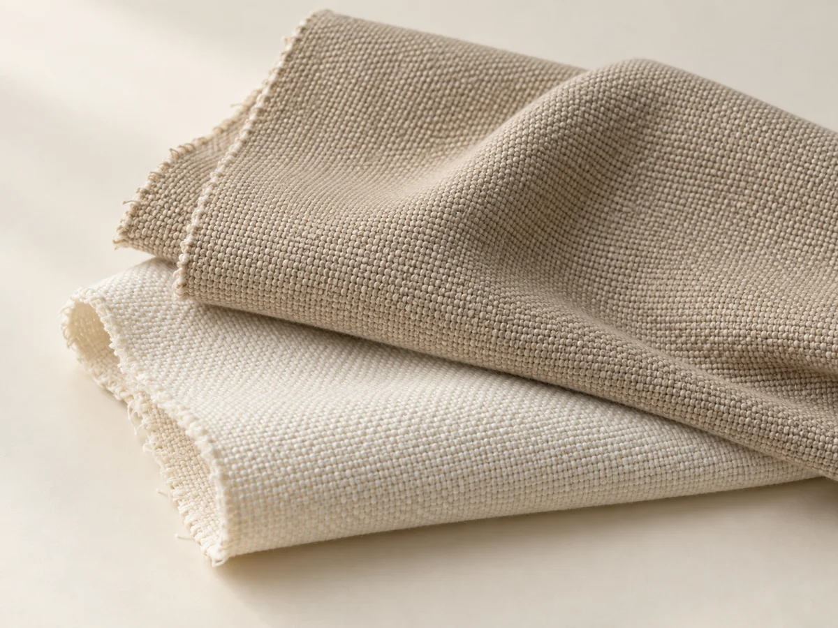 Canvas fabric close-up