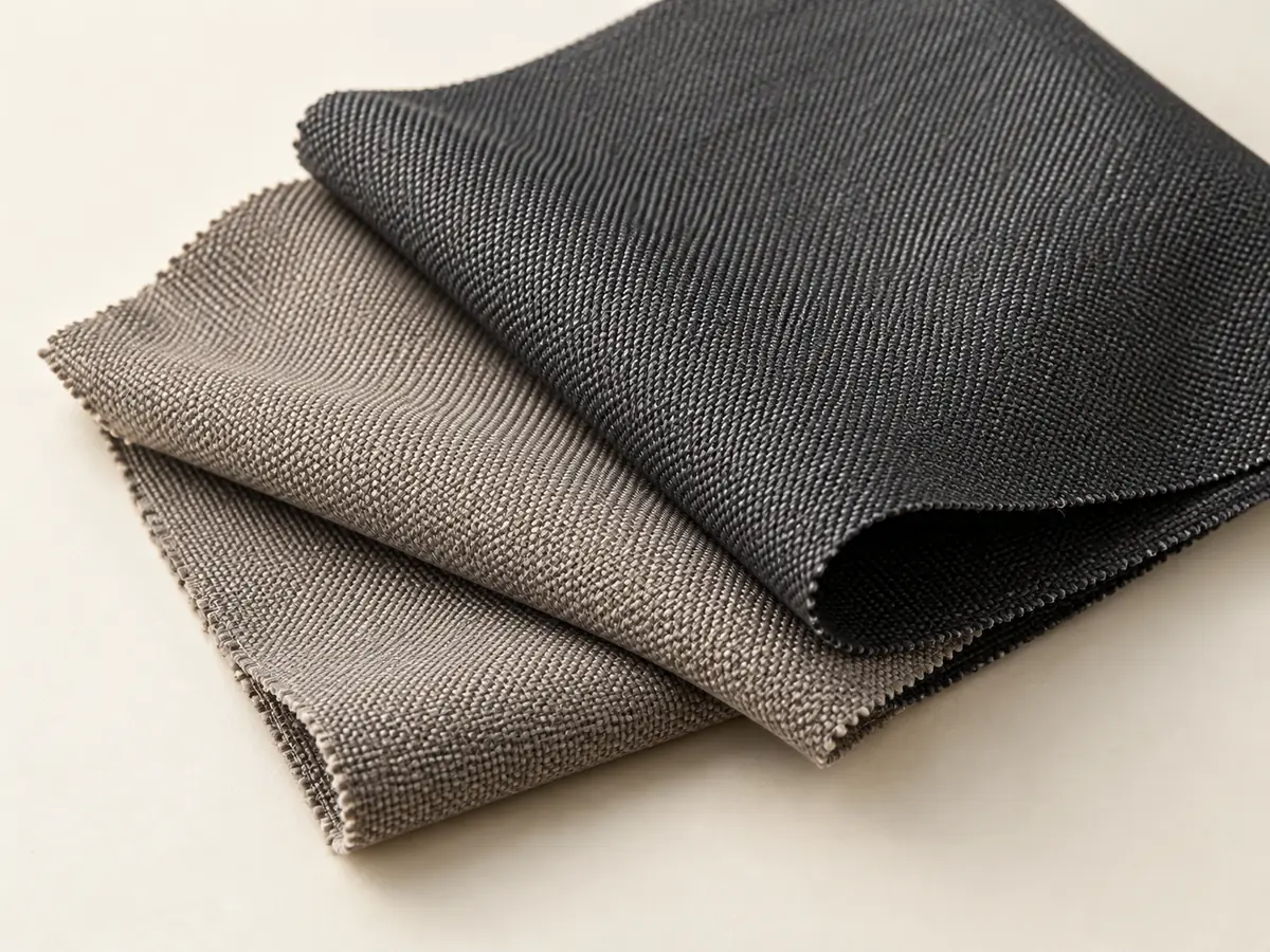 Polyester fabric close-up