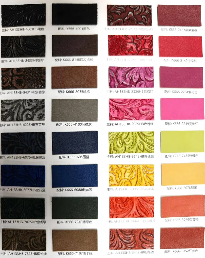 Color & Surface Texture reference