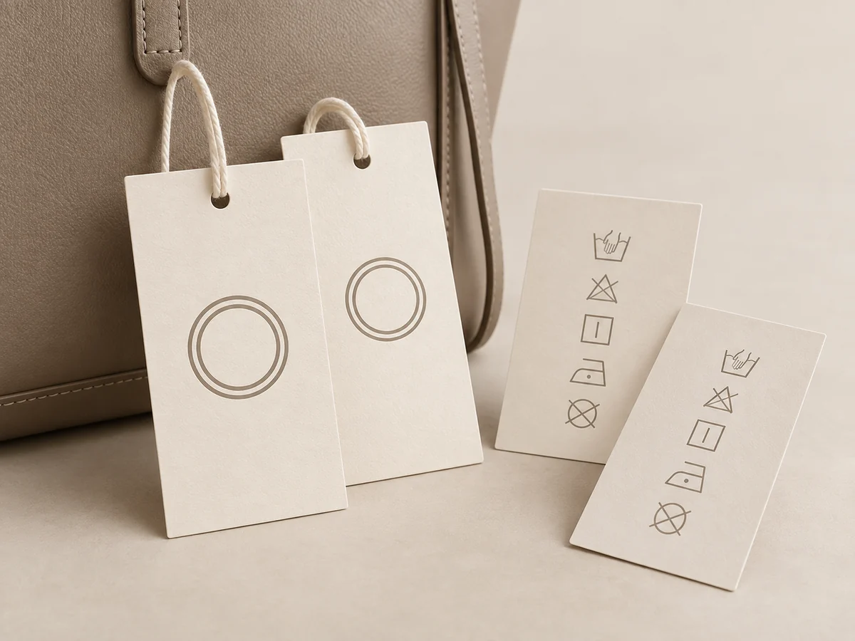 Hang Tags & Care Cards packaging