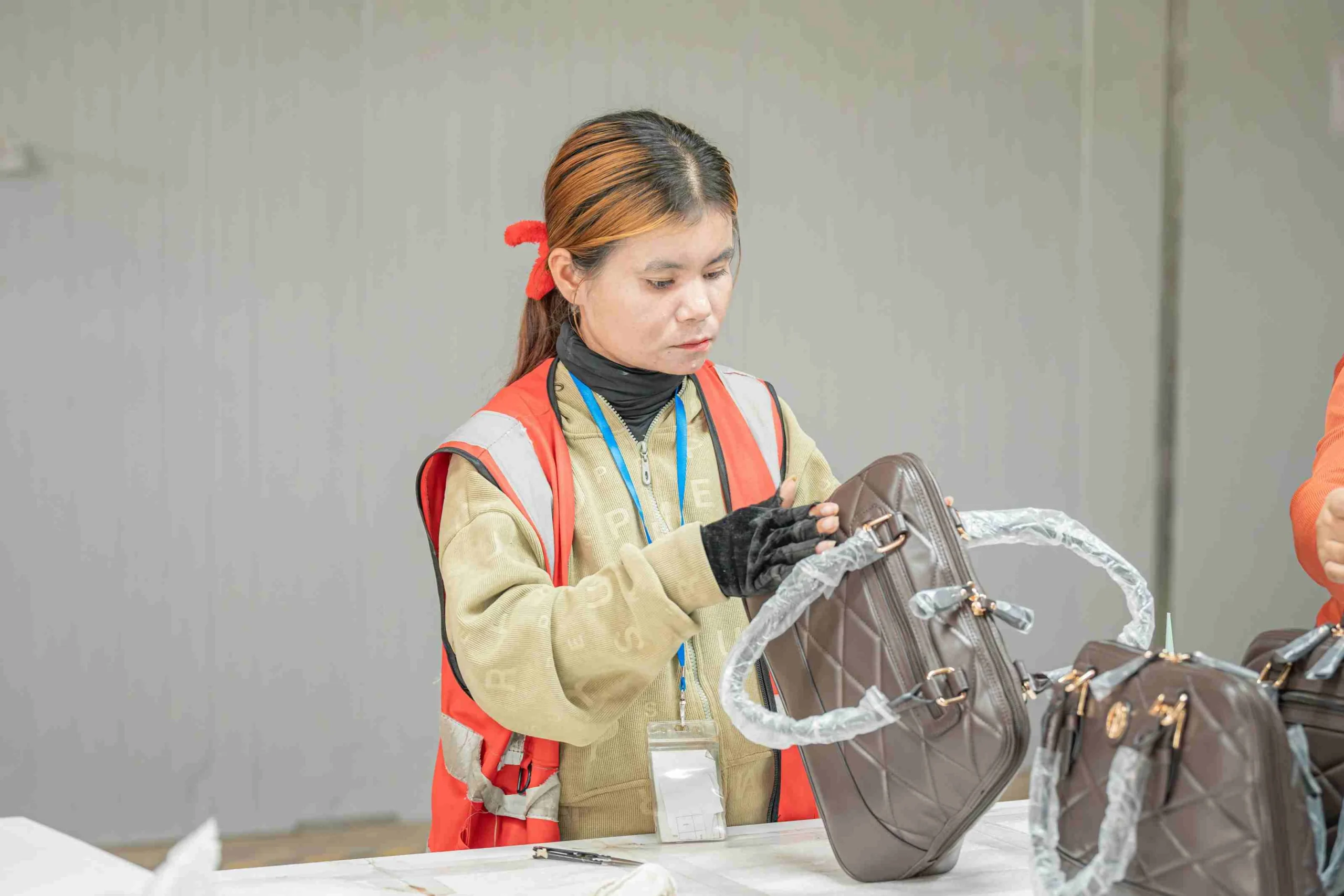 Handbag quality check process